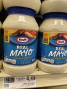 Retail store shelfmayonnaise Kraft real mayo