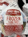 Shady brook frozen turkey close up