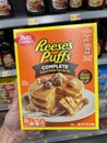 Walmart grocery store Reeses Cups pancake mix Royalty Free Stock Photo