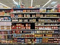 Walmart retail store interior peanut butter and honey