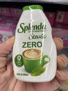 Walmart retail store interior Splenda drink mix zero sugar stevia