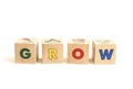 GROW Royalty Free Stock Photo