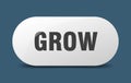 grow button. grow sign. key. push button.