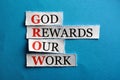 Grow god Royalty Free Stock Photo