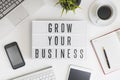 Grow your business Royalty Free Stock Photo