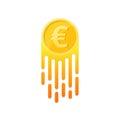 The growing euro symbol