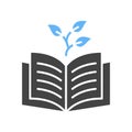 Growing Knowledge icon vector image.