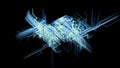 Growing Network Connections. Digital Connectivity, Artificial Intelligence And Big Data Concept