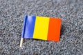 Flag of Romania in poppy seed Royalty Free Stock Photo