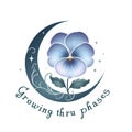Growing Thru Phases. Royalty Free Stock Photo