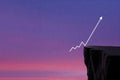 Growth is beyond the boundary, the graph goes over the edge of the cliff. Space for text.