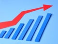 Growth Chart Royalty Free Stock Photo