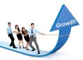 Growth chart concept Royalty Free Stock Photo