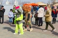 Growth dolls at Shrovetide festivities, Gomel, Belarus