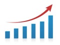 Growth Graph Chart Royalty Free Stock Photo