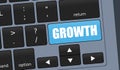 Growth keyboard special key