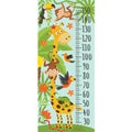 Growth measure with giraffe and other jungle animals