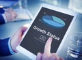 Growth Status Data Development Business Concept