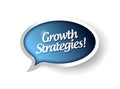 Growth strategies message communication bubble