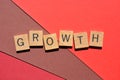 Growth, banner headline with copy space Royalty Free Stock Photo