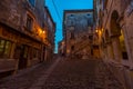 Groznjan Street at late afternoon