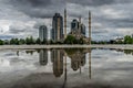 The Grozny City skyscrapers and the \