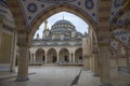 Courtyard of the Heart of Chechnya Mosque. Grozny, Chechen Republic