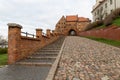 Grudziadz, kujawsko pomorskie / Poland Ã¢â¬â November, 28, 2019: Granary on the Vistula. Old brick warehouses in Central Euroop