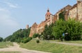 Grudziadz, Poland. Famous 14th century Granaries, tower of the church of Saint Nicholas, and 13th century Klimek lookout tower.