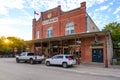 Historic brick architecture in the town of Gruene in Texas