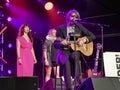 Gruff Rhys live on stage at The 2019 Cambridge Folk Festival. August 3, 2019. Royalty Free Stock Photo