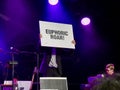 Gruff Rhys live on stage at The 2019 Cambridge Folk Festival. August 3, 2019. Royalty Free Stock Photo