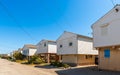 Houses on stilts in Gruissan, in the Aude, Occitanie, France Royalty Free Stock Photo