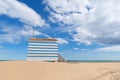 Gruissan plage in France Royalty Free Stock Photo