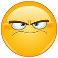 Grumpy emoticon