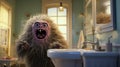 Grumpy Monster Game In Bathroom: A Stunning 8k Resolution Experience