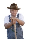 Grumpy Old Man Royalty Free Stock Photo