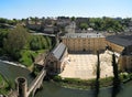 Grund valley and alzette river. Luxembourg Royalty Free Stock Photo
