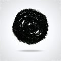 Grunde paint circle. Royalty Free Stock Photo