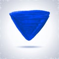 Grunde paint triangle. Royalty Free Stock Photo