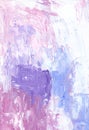 Grunge abstract artisitc background. Rough pastel textured backdrop. Pink, purple and white palette knife painting Royalty Free Stock Photo