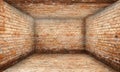 Grunge Abstract Urban Brick Room Stage Background Royalty Free Stock Photo