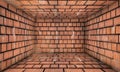 Grunge Abstract Urban Brick Room Stage Background Royalty Free Stock Photo