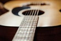 Grunge acoustic guitar Royalty Free Stock Photo