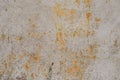 Grunge aged metal background with peeled off blue gray paint and rusty surface Royalty Free Stock Photo