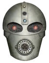 Grunge Alien Robot Head