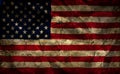 Grunge American flag background