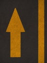 Grunge arrow signs road Royalty Free Stock Photo