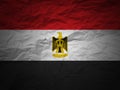 Grunge background Egypt flag