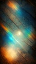 Grunge background lens flare blur rainbow light AI generated Royalty Free Stock Photo